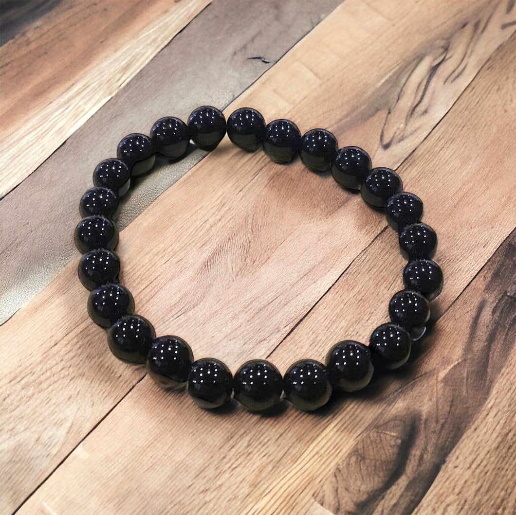 Black Onyx Bracelet--8 mm