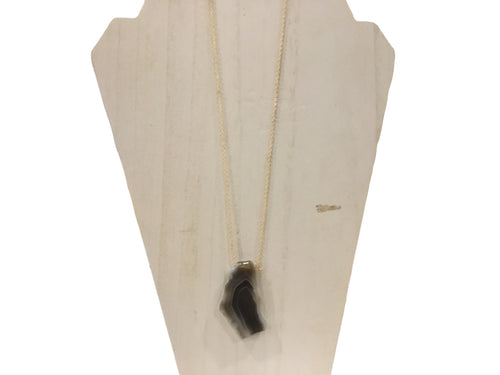 Botswana Agate Slice Pendant