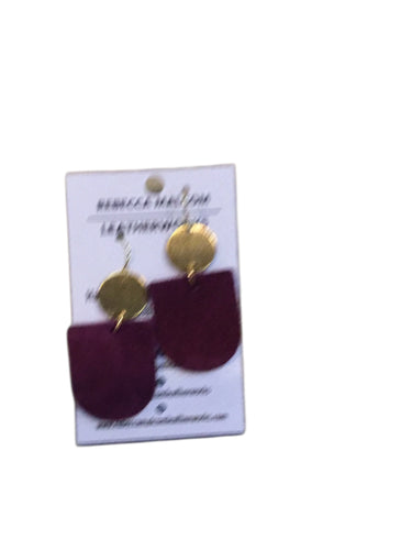 Edie Earrings - Purple