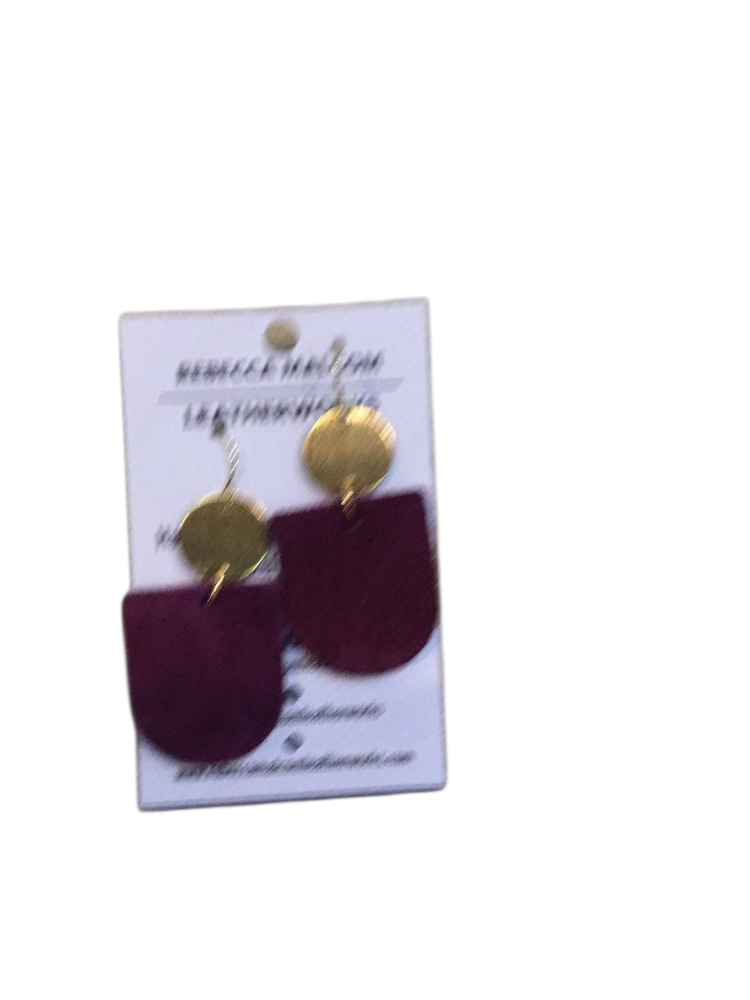 Edie Earrings - Purple