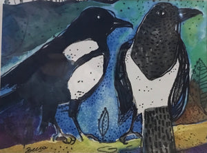 Magpie sunset