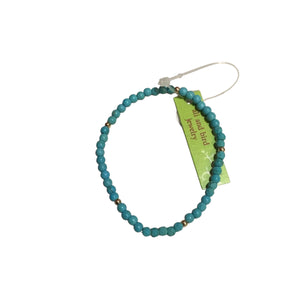 Turquoise bead bracelet