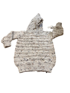 2-4Y Toddler - "Aran Fleck" Knit Sweater