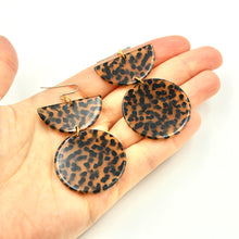 Neutral Spotted Earrings