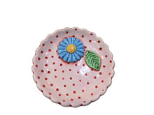 Small Round Plate with Flower