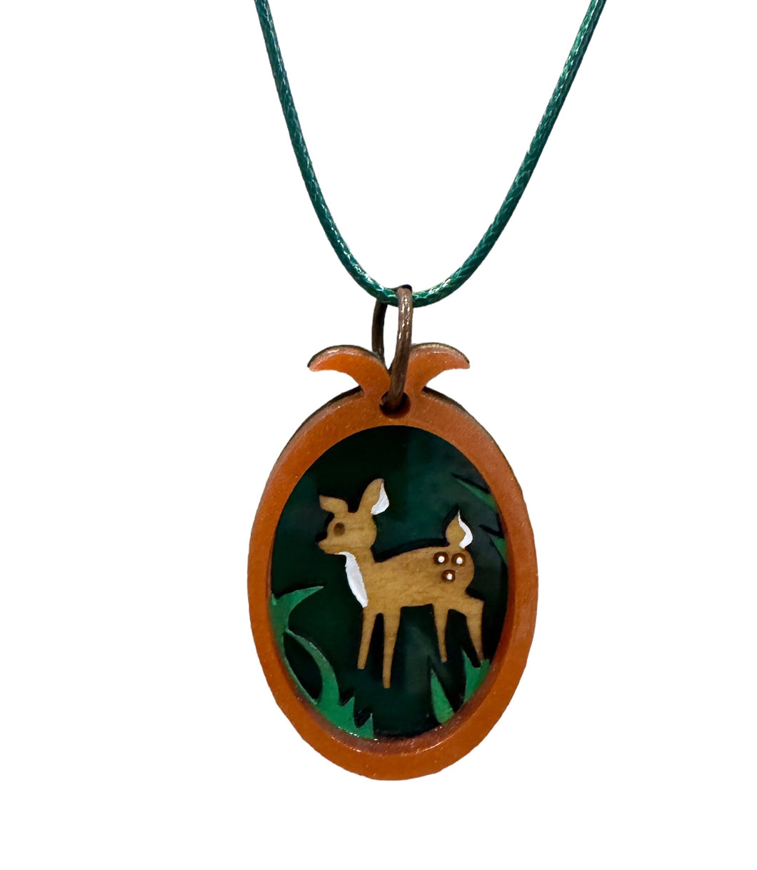 Small Deer Necklace