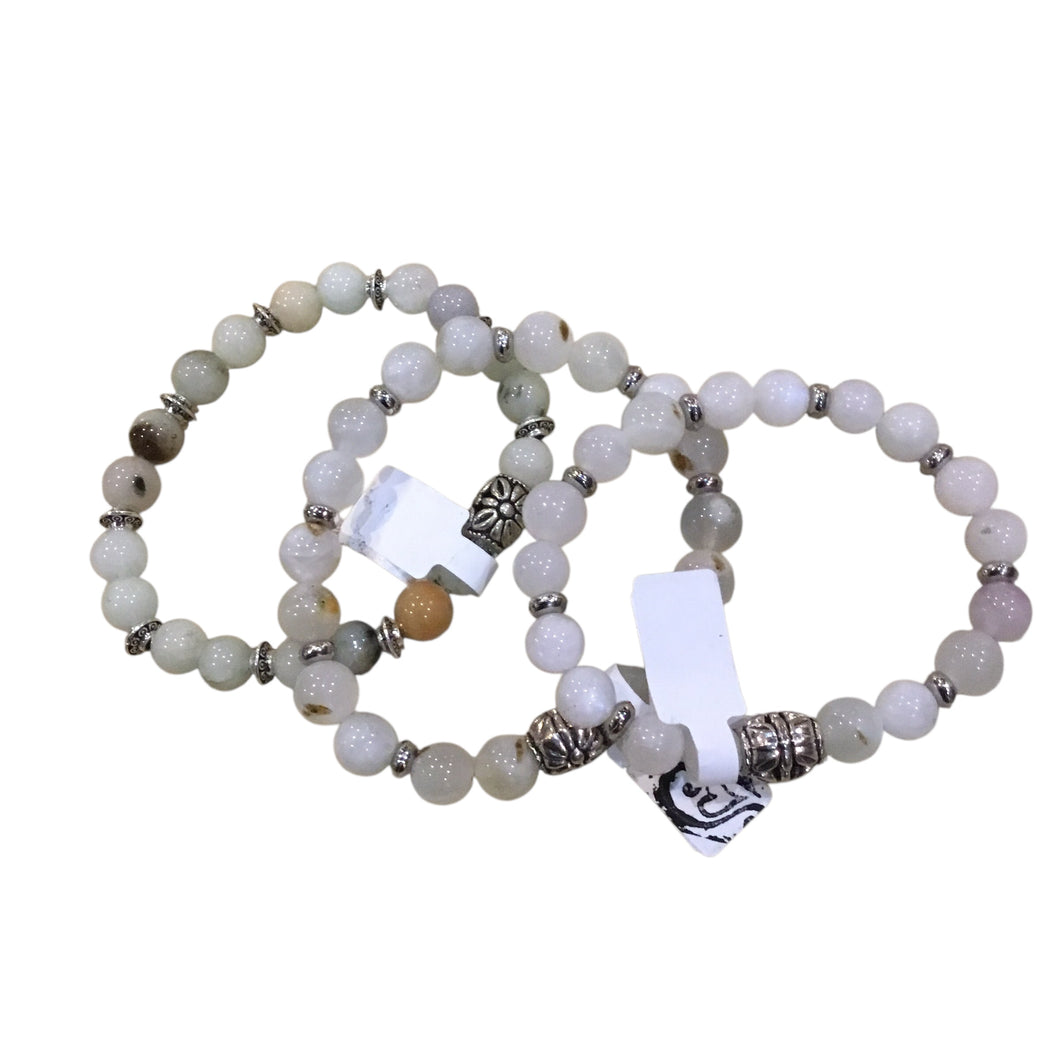 Bead Bracelet - White