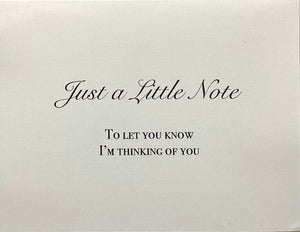Just a Little Note Notecards