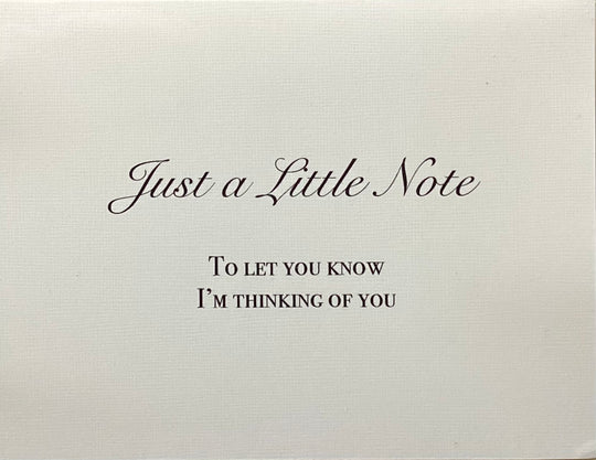Just a Little Note Notecards