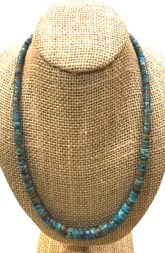 Graduated Size Turquoise Necklace