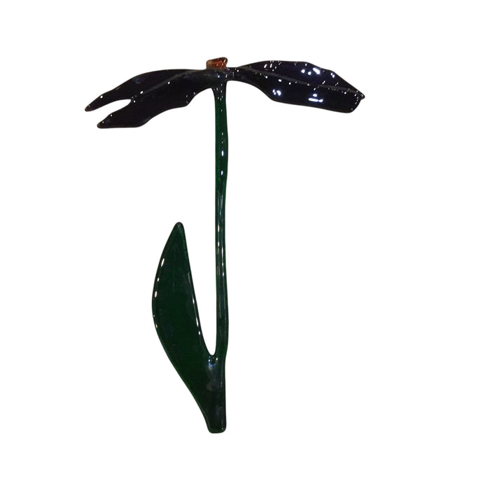 Single Stem Suncatcher-Dark Purple
