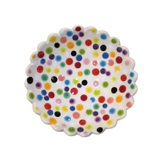Scalloped Polka Dot Bowl