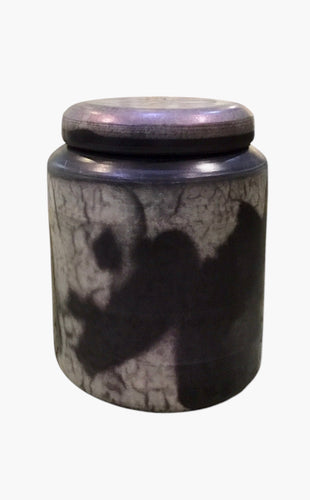 Raku Urn - Purple