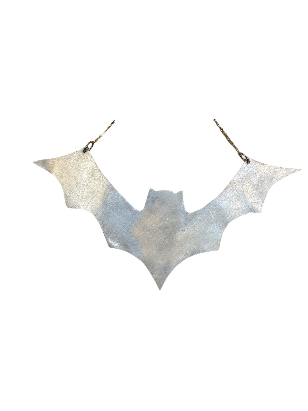 Silver Bat Necklace