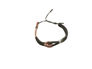 Men's leather bracelet