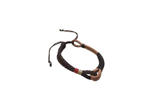 Men's leather bracelet