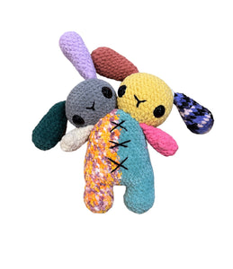 Patchwork Two-Headed Bunny