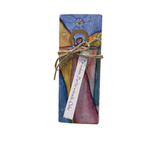 Small Wood Block Angel " Be realistic.."