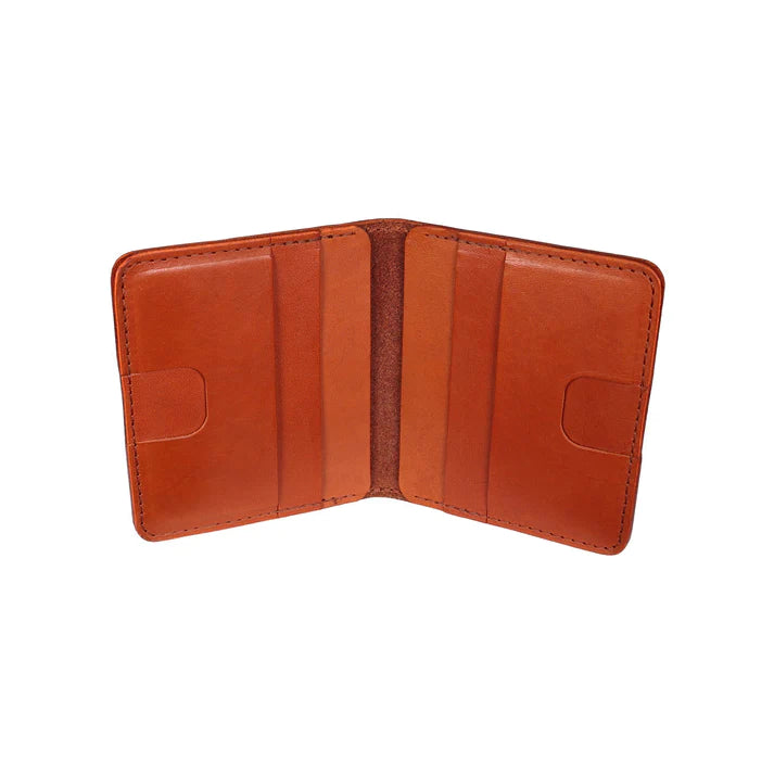 Leather Vertical Bifold Wallet