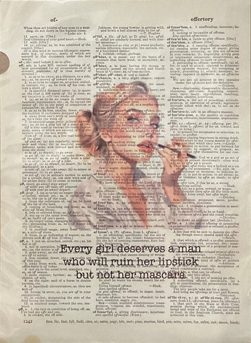 Dictionary Art Print - Every Girl Deserves a Man