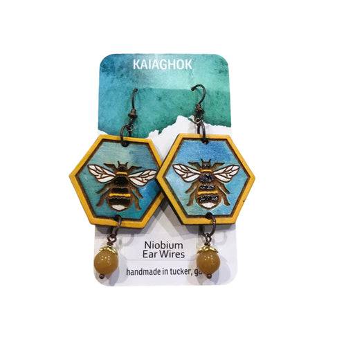 Bee Dangle Earrings