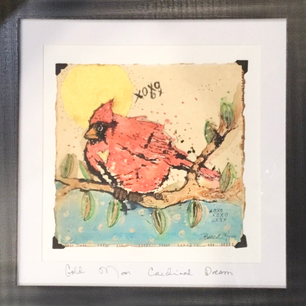 Framed Cardinal