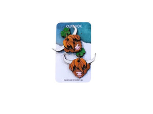 Highland Cow Earrings