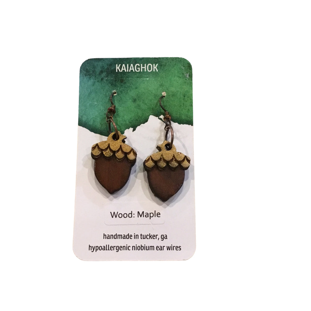 Acorn Earrings