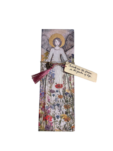 Canvas Angel with Bookmark 