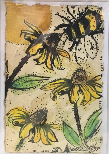 Honey Bee gold moon