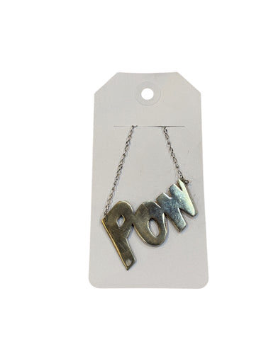 Silver Pow Necklace