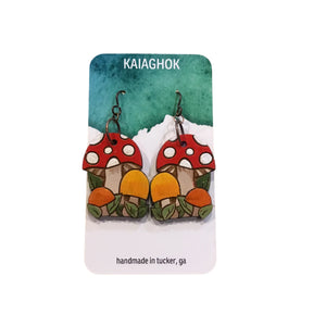 Mushroom Earrings