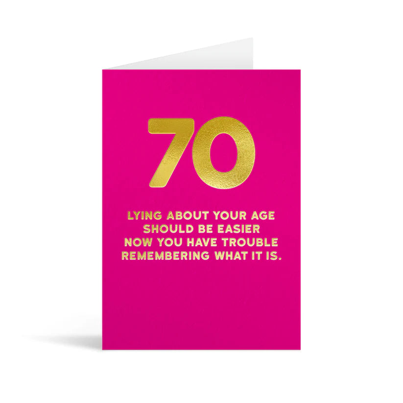 70 Lying About Your Age Should Be Easier