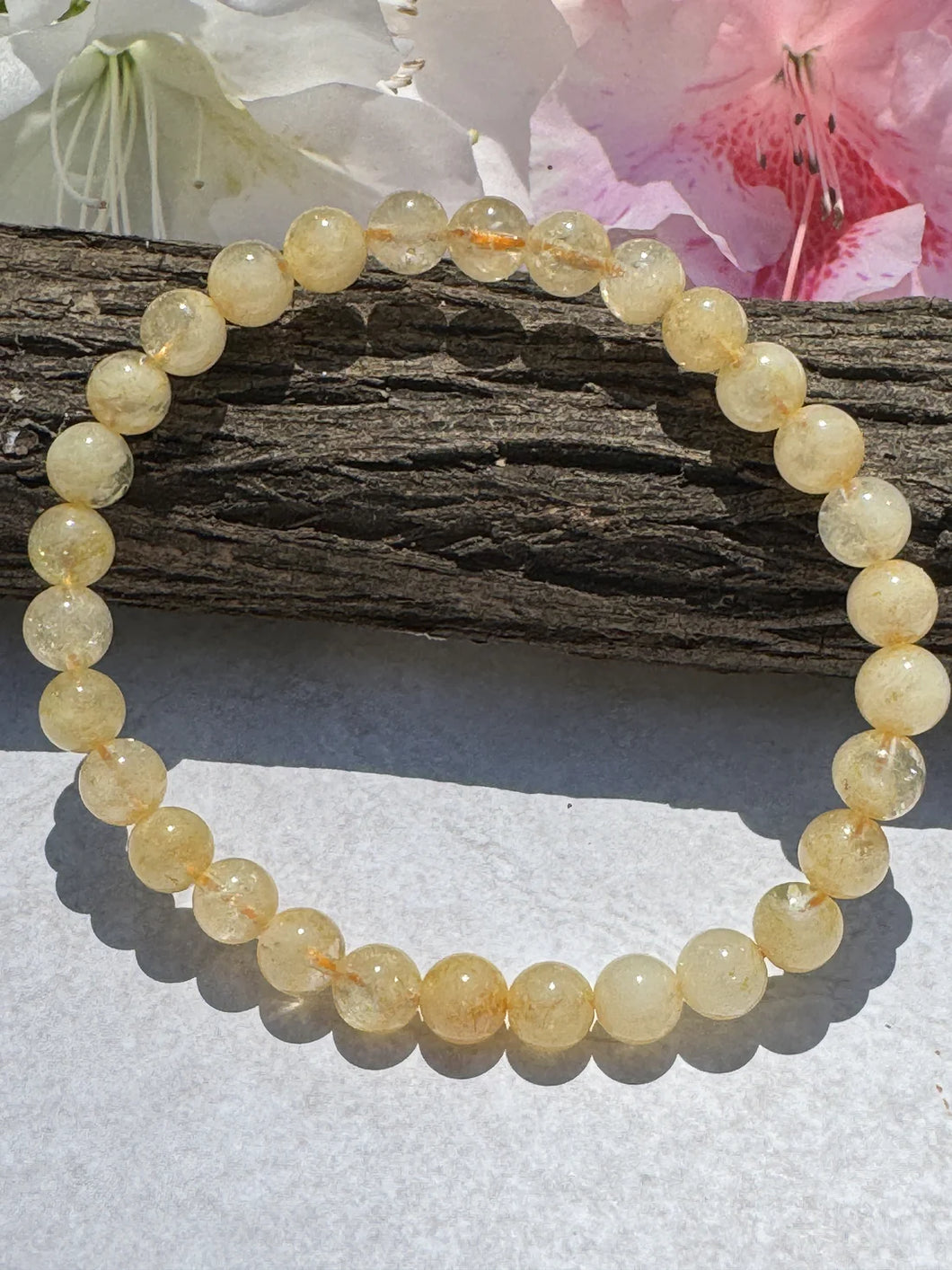 Citrine Bracelet--6 mm