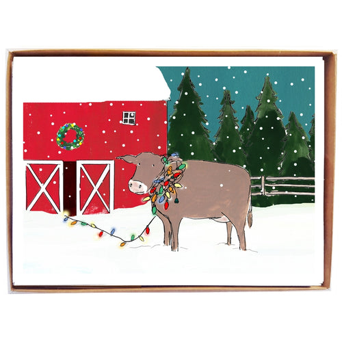 Cows with Lights - Box of 8