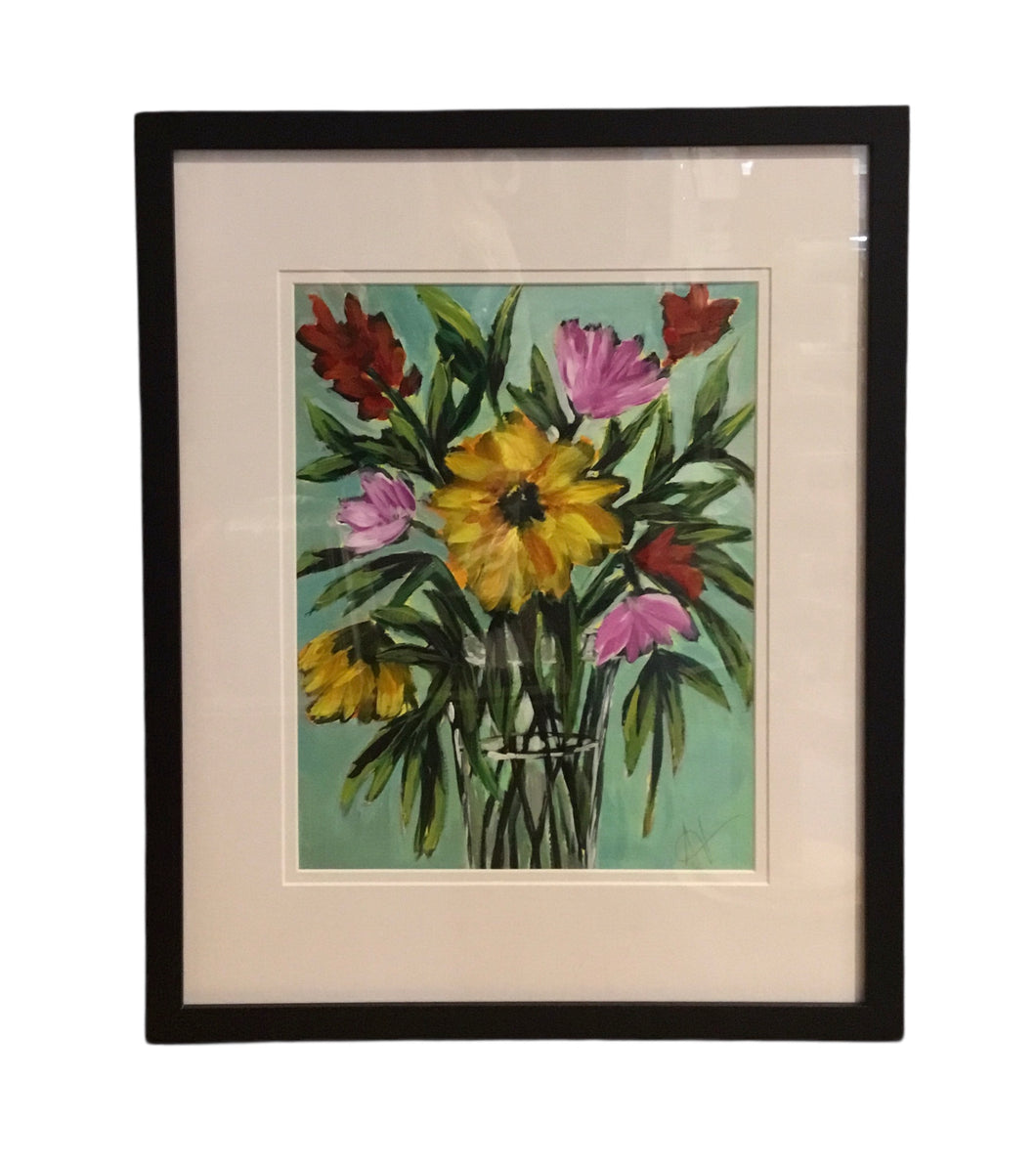 Centered Sun Flowers