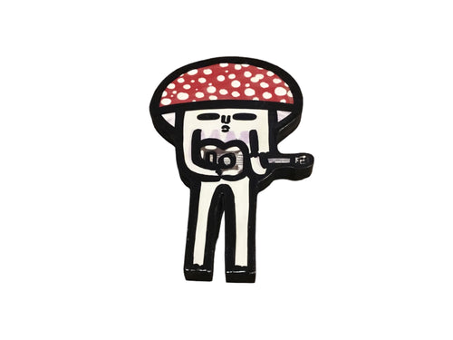 Mini mushroom W/ guitar