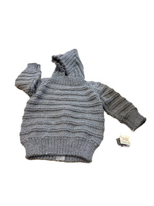 12-18M - "Gray Heather" Knit Sweater