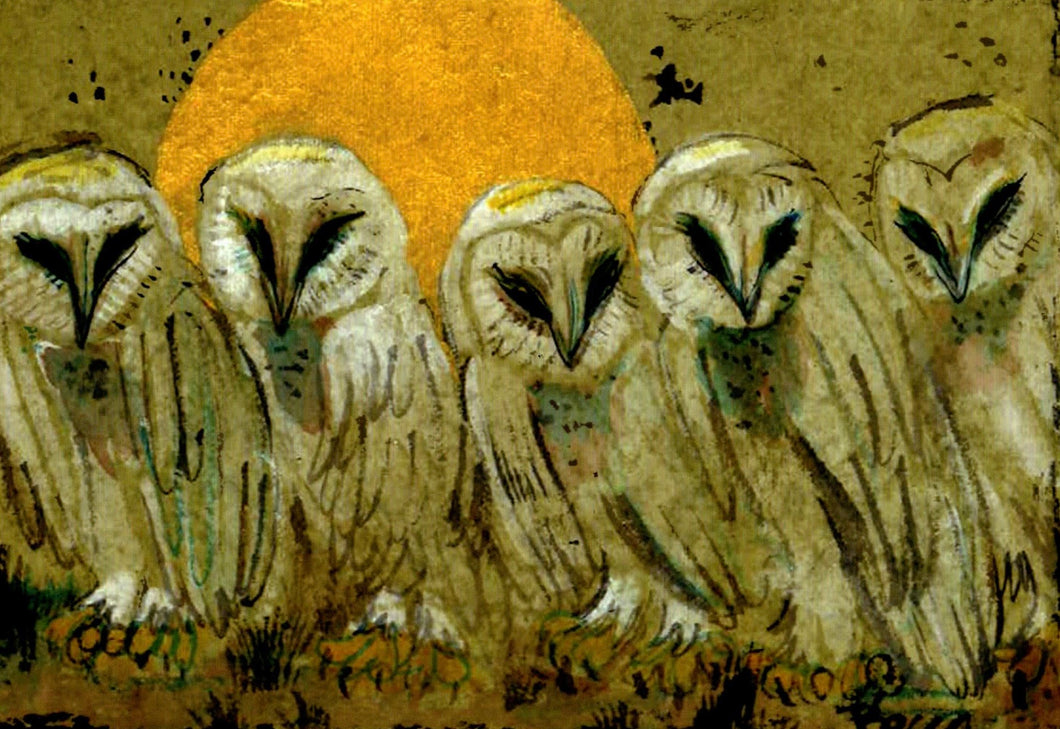 5 Owls Yellow