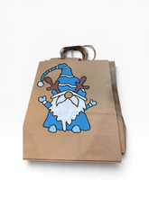 Hand-painted Christmas Gift Bag - Medium