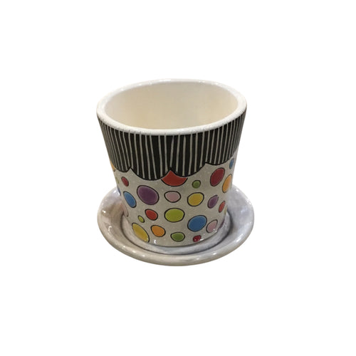 Polka Dot Planter Set