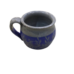 Mug With fish Motif -Grey