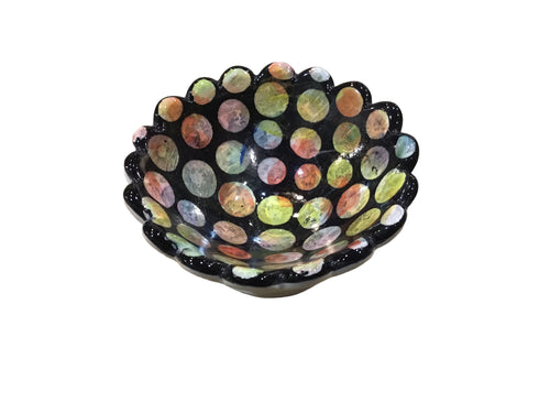 Small Footed Multicolor Bowls