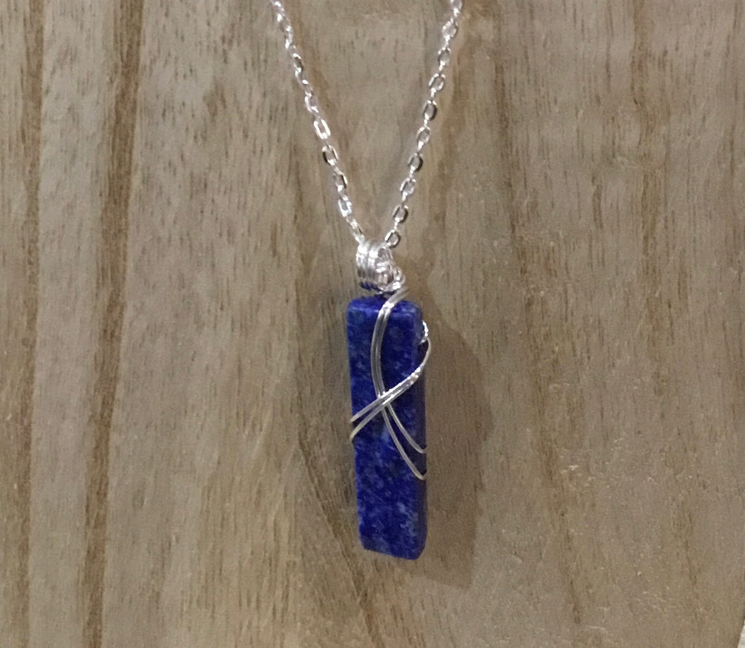 Lapis Lazuli Stick Pendant