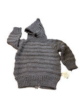 18-24M - "Gray Heather" Knit Sweater