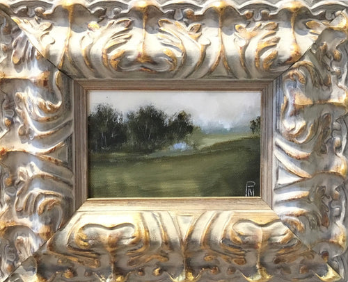 Landscape & French style gold frame