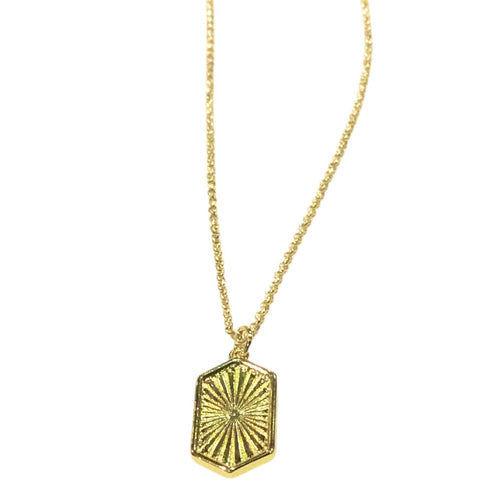 Gold Starburst Necklace