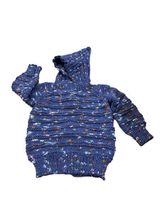 12-18M - "Navy Sparkle" Knit Sweater