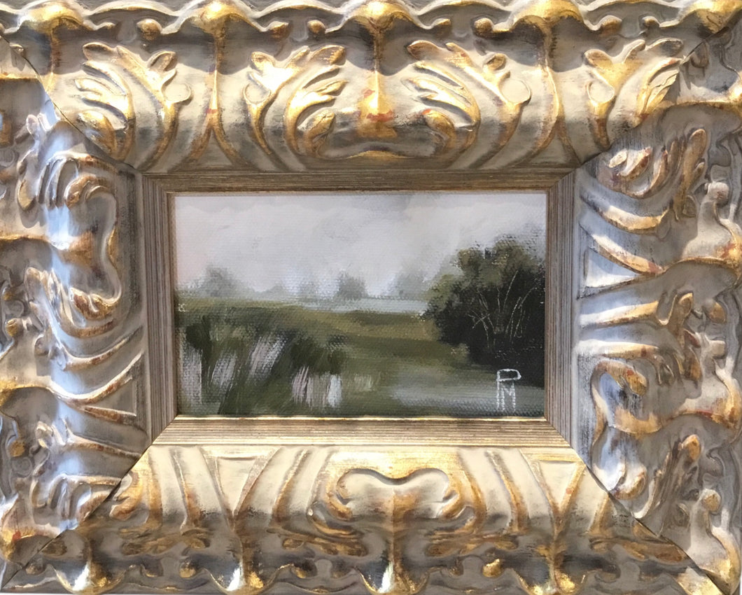 Landscape & French style gold frame III