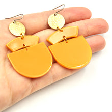 Orange Burst Earrings